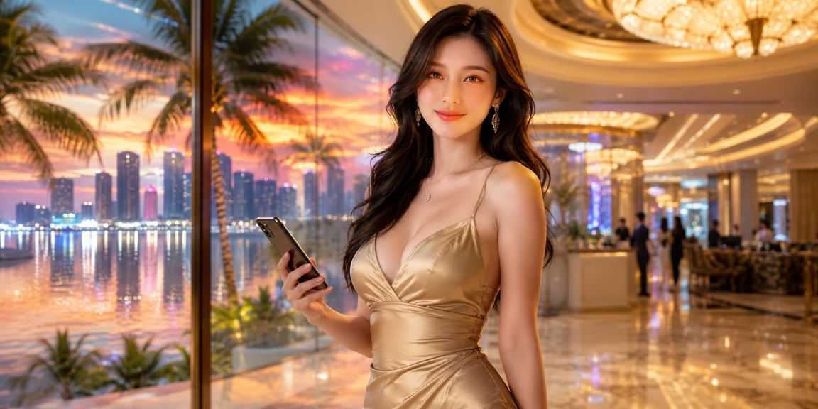 Du khách tại Phú Quốc trải nghiệm casino trực tuyến qua điện thoại trong không khí lễ hội